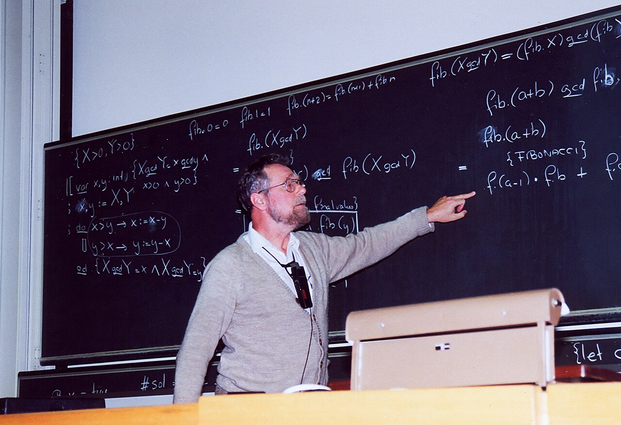 Edsger Dijkstra in 1994